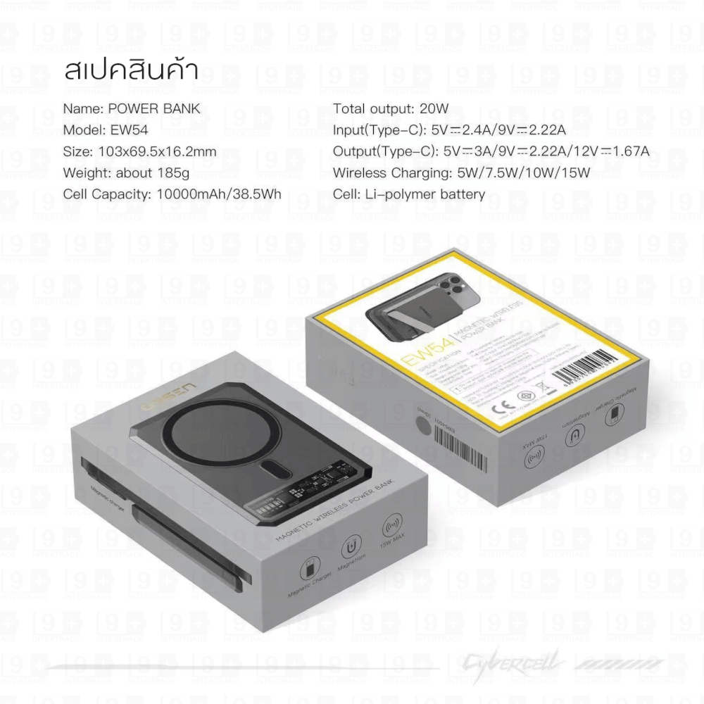 แบตสำรอง ORSEN BY ELOOP E37 สีเทา 22000MAH ชาร์จเร็ว QC 3.0_7
